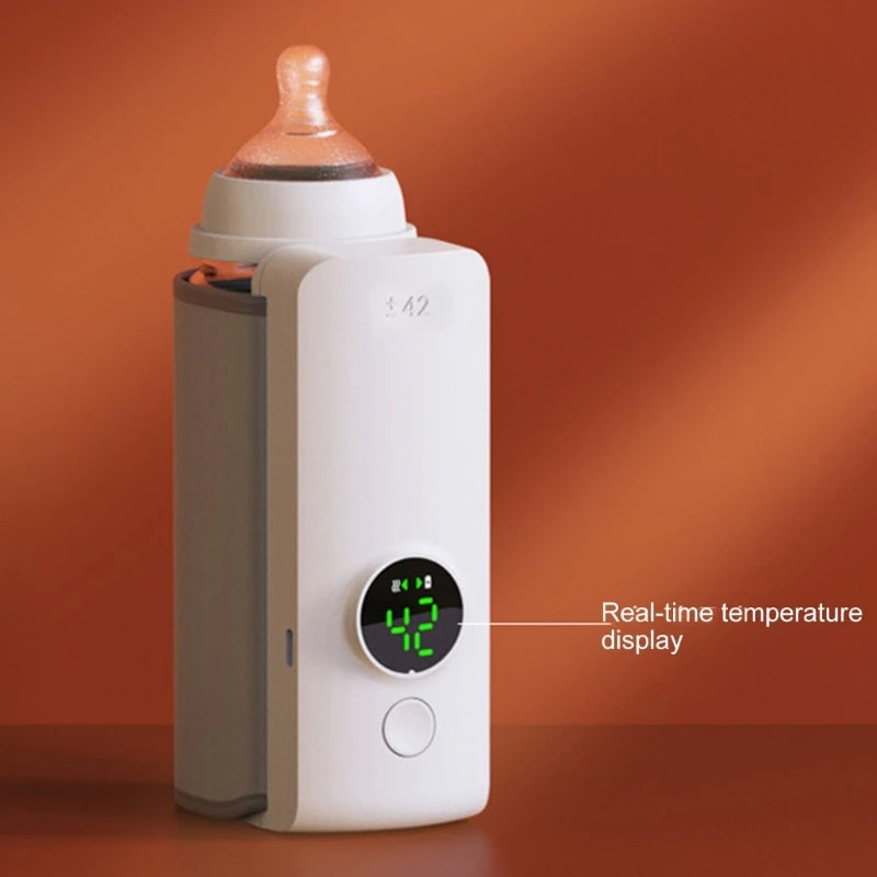 Velosa™ Portable Bottle Warmer — USB Heating Wrap for Baby Bottles