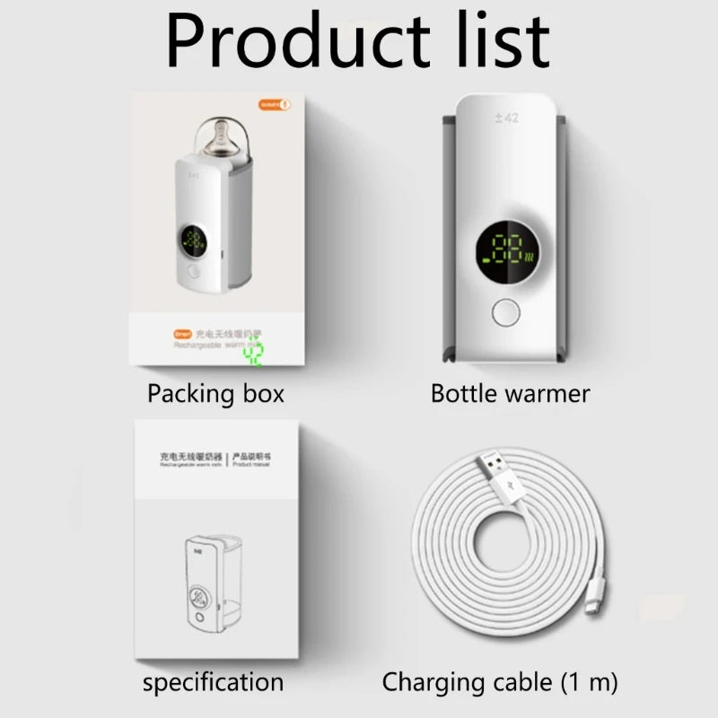 Velosa™ Portable Bottle Warmer — USB Heating Wrap for Baby Bottles