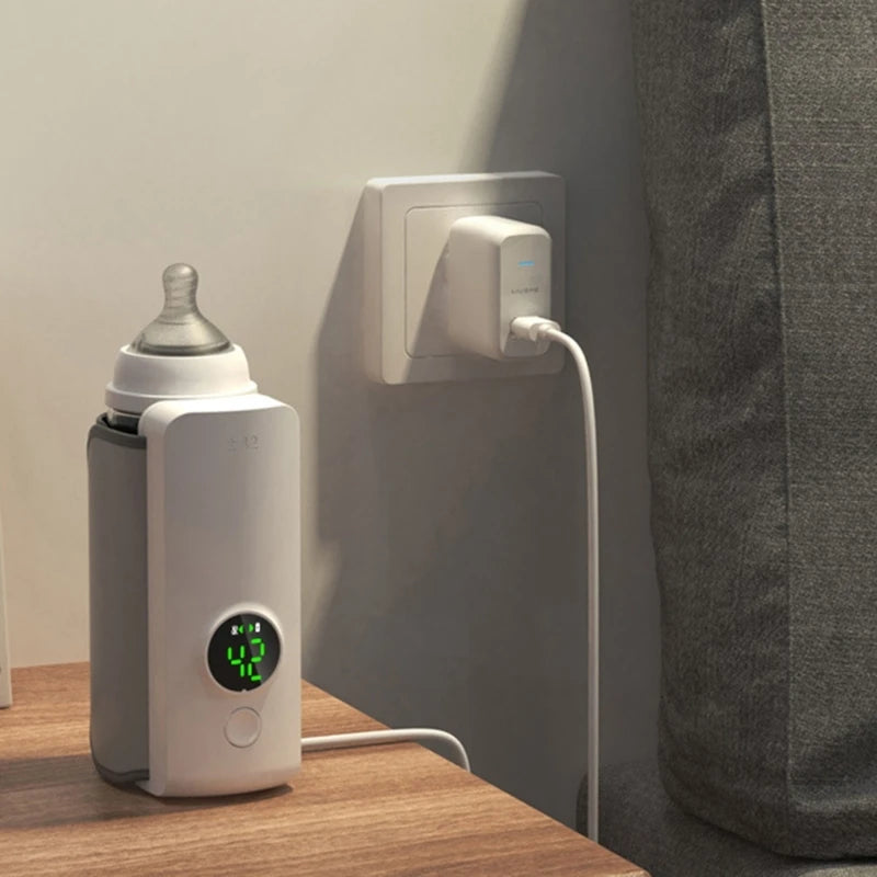 Velosa™ Portable Bottle Warmer — USB Heating Wrap for Baby Bottles