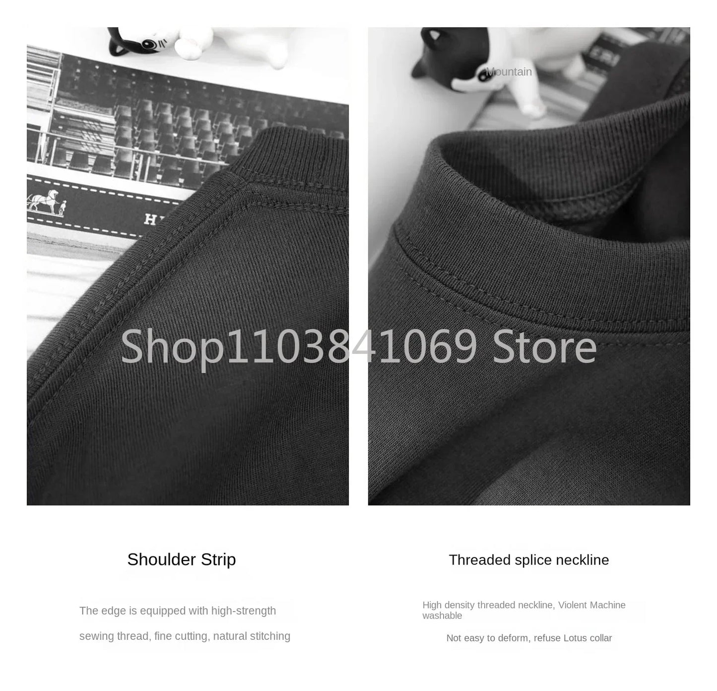 Velosa™ Heavyweight Cotton Tee – Breathable, Wrinkle-Free Minimalist Shirt for Men